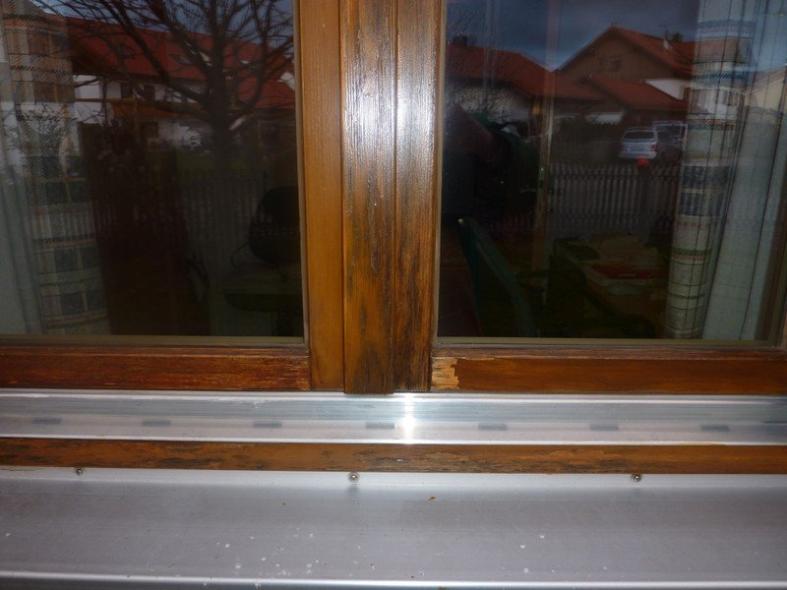 Holz-Fenster vorher