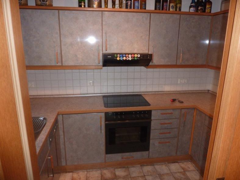 Küche in grau vorher