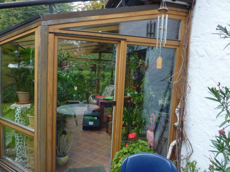 Wintergarten vorher Seitenansicht 