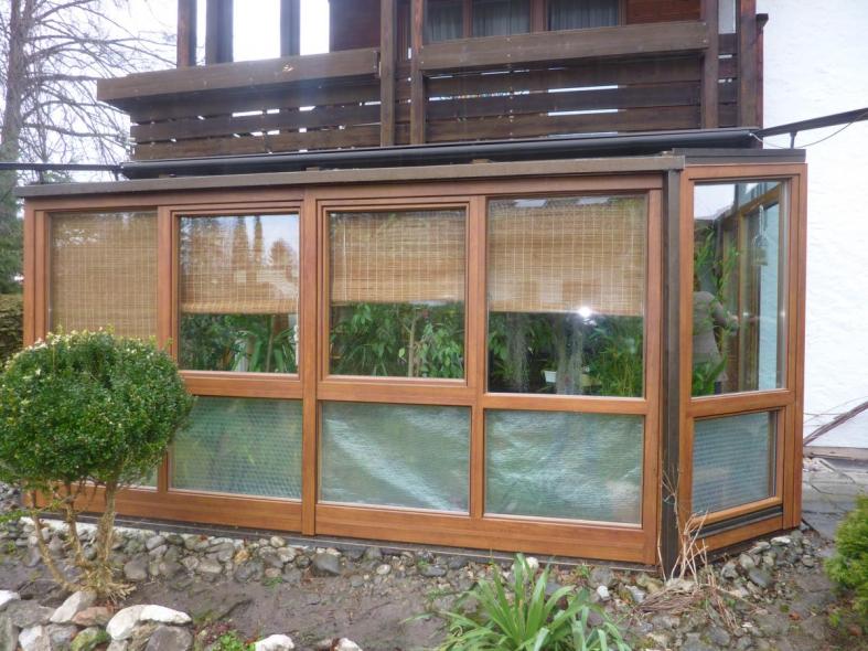 Wintergarten mit Aluschale renoviert